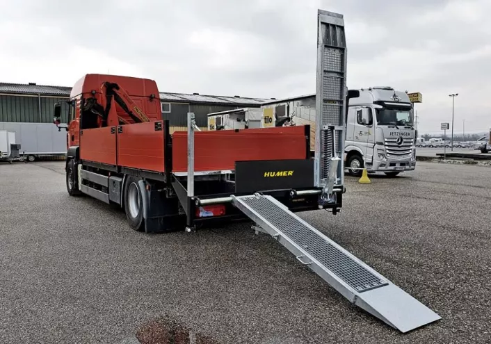 Rampenaufbau für LKW