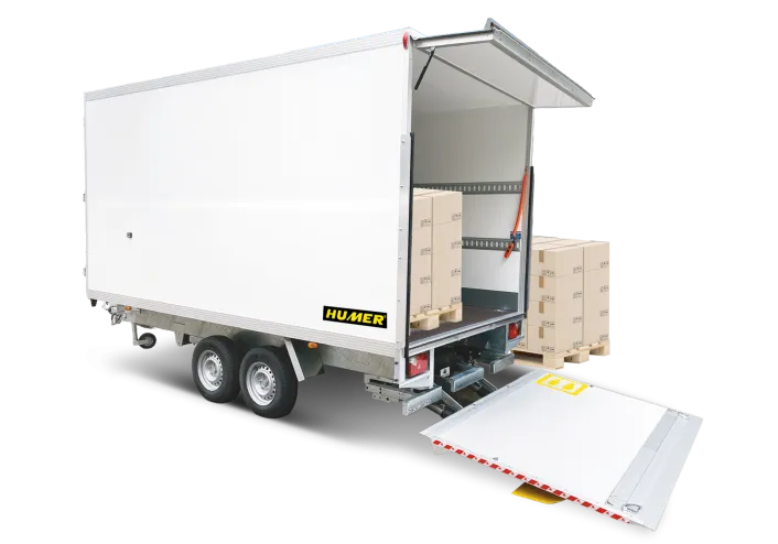 Hebebühnenanhänger von HUMER Hebebühnenanhänger von HUMER