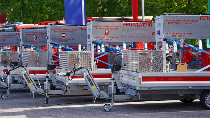 HUMER Anhänger für den Landesfeuerwehrverband